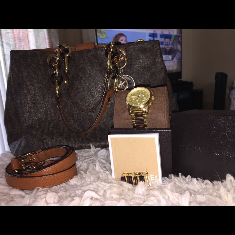 ❗️SOLD❗️Michael Kors Bag and Watch